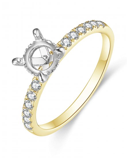 SEMI MOUNT DIAMOND ENGAGEMENT RING (TR4013)